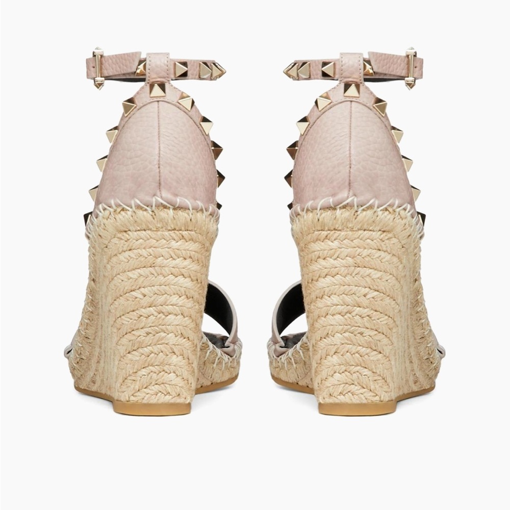 Valentino poudre Rockstud espadrille - Picture 5 of 14